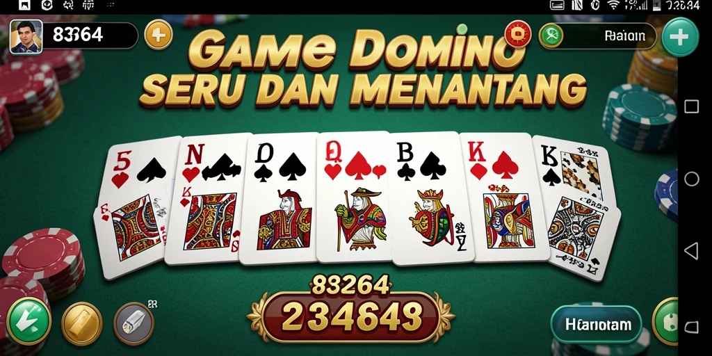 Tampilan menarik dari gameplay Domino di 8364.