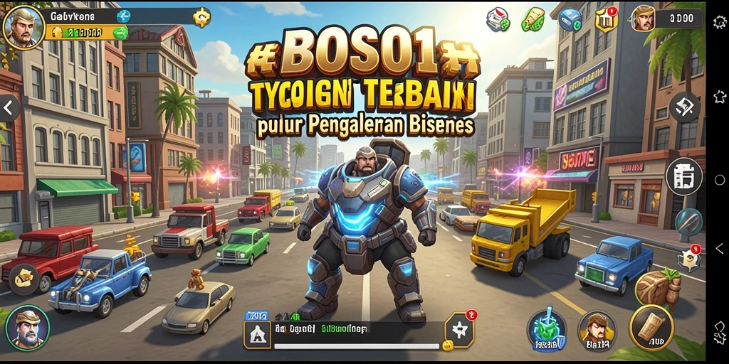 Tampilan screenshot menunjukkan keseruan gameplay Tycoon yang mendebarkan.