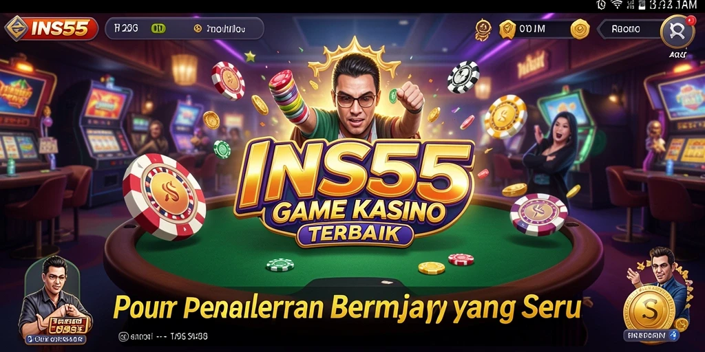 Tampilan menarik dari gameplay Kasino di INS55 yang menegangkan.