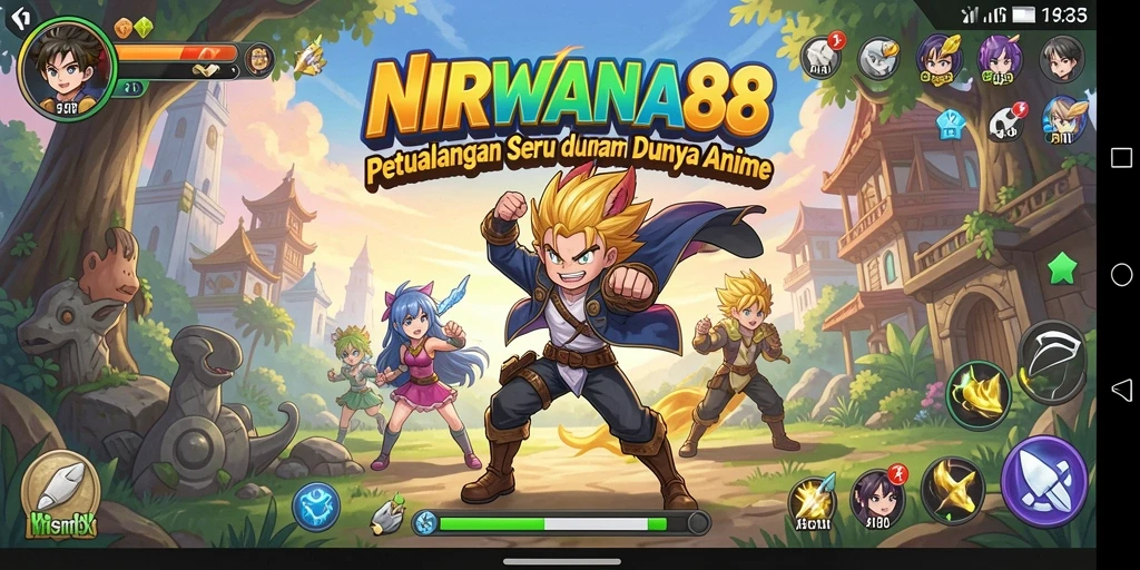 Gamplay NIRWANA88 yang menakjubkan dengan karakter anime favorit.