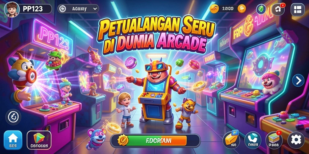 Screenshot dari gameplay menarik di PP123 dengan karakter yang beraksi.